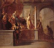 The Queen of Sheba Before Solomon KNUPFER, Nicolaus